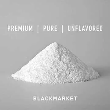 BLACKMARKET RAW Creatine - Workout Powder Drink Mix for Men & Women, Improve Muscle Size, Strength, Definition, Provides Rapid Absorption & Improves Performance, 300 Grams