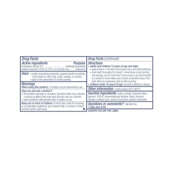 Travel Size Sensodyne Pronamel Toothpaste for Sensitive Teeth