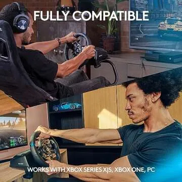 Logitech G923 Racing Wheel for Xbox and PC with TRUEFORCE