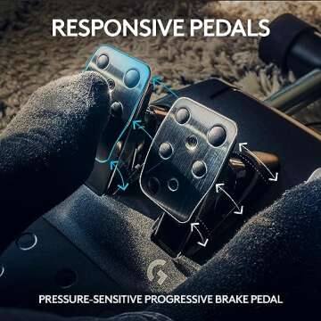 Logitech G923 Racing Wheel for Xbox and PC with TRUEFORCE