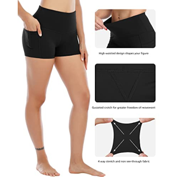Buy LZYVOO Women’s Spandex Shorts with Pockets Today!