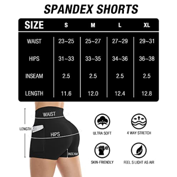 Buy LZYVOO Women’s Spandex Shorts with Pockets Today!