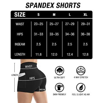 Buy LZYVOO Women’s Spandex Shorts with Pockets Today!