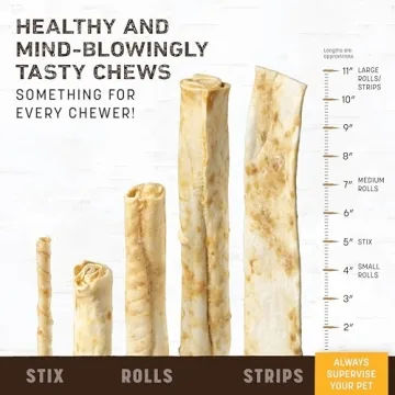 Earth Animal No Hide Chew Rolls for Dogs - Peanut Butter Flavor