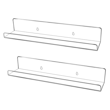 Evron Acrylic Floating Shelves for Kids Books & Decor