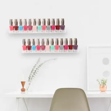 Evron Acrylic Floating Shelves for Kids Books & Decor