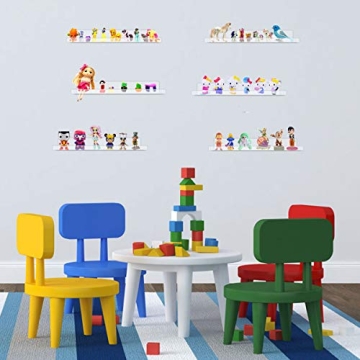 Evron Acrylic Floating Shelves for Kids Books & Decor