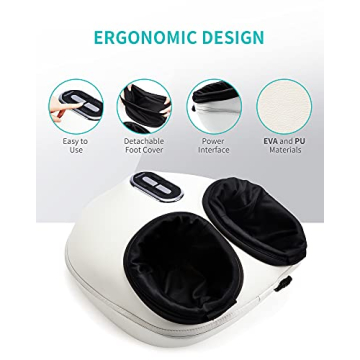 Nekteck Shiatsu Foot Massager with Soothing Heat and Therapy