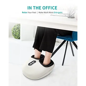 Nekteck Shiatsu Foot Massager with Soothing Heat and Therapy