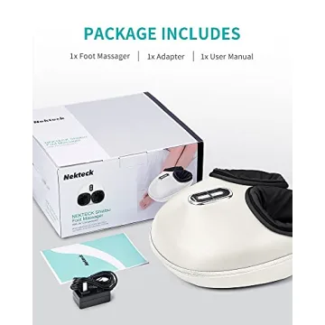 Nekteck Shiatsu Foot Massager with Soothing Heat and Therapy