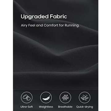 CRZ YOGA High Waisted Running Shorts for Women 2.5" - Mesh Liner Quick Dry for Sport Athletic Workout with Zipper Pocket Black Large