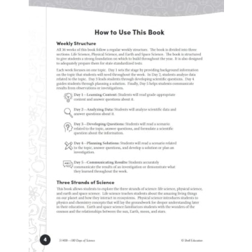 180 Days Science Workbook for 2nd Grade Learning Fun