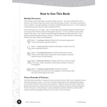 180 Days Science Workbook for 2nd Grade Learning Fun