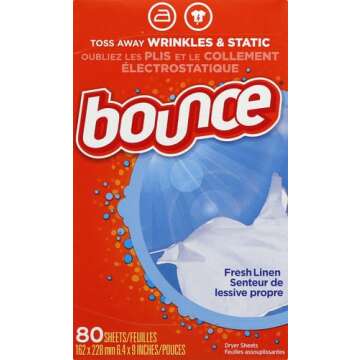 Bounce Dryer Sheets - Fresh Linen - 80 ct