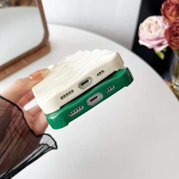 iPhone 15 Water Ripple Pattern Phone Case - Stylish Protection