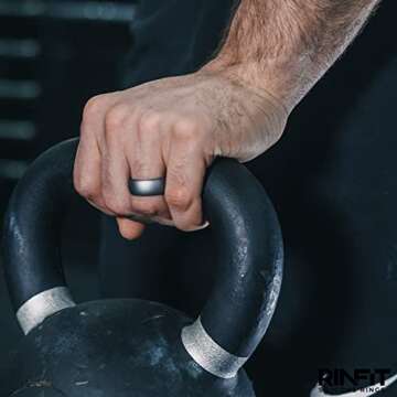 Rinfit Silicone Wedding Bands for Active Lifestyles