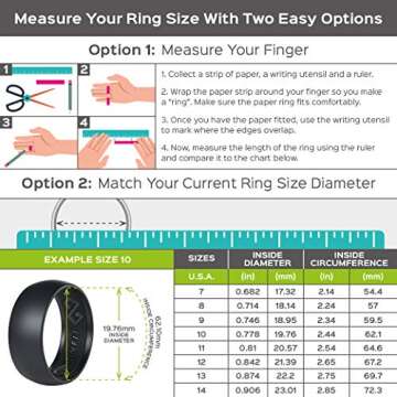 Rinfit Silicone Wedding Bands for Active Lifestyles