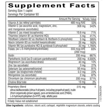 Dr. Wilson's Super Adrenal Stress Formula sustained Release nutrients for Daily Support 90 caplets