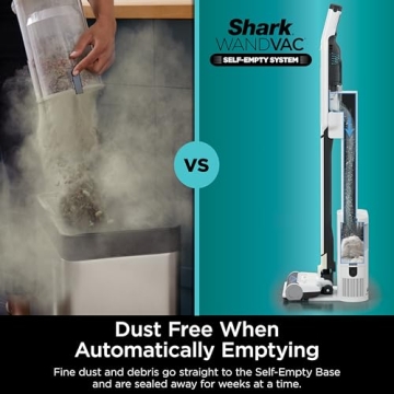 Shark WANDVAC Cordless Stick Vacuum HEPA Self-Empty Base