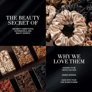 Luxurious Silk Scrunchie Set - Midi & Large Sizes