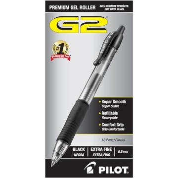 Pilot G2 Premium Gel Roller Pens - 0.5 mm Pack of 12