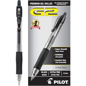 Pilot G2 Premium Gel Roller Pens - 0.5 mm Pack of 12