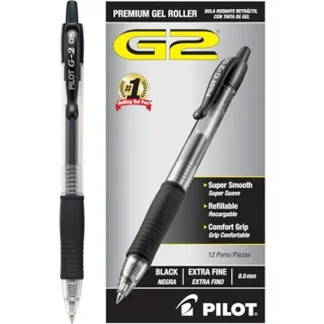 Pilot G2 Premium Gel Roller Pens - 0.5 mm Pack of 12