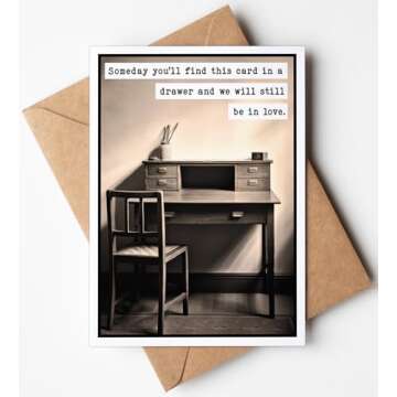 Katie Doodle Handmade Anniversary Card for Couples