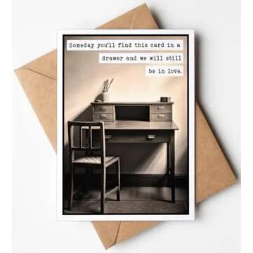 Katie Doodle Handmade Anniversary Card for Couples