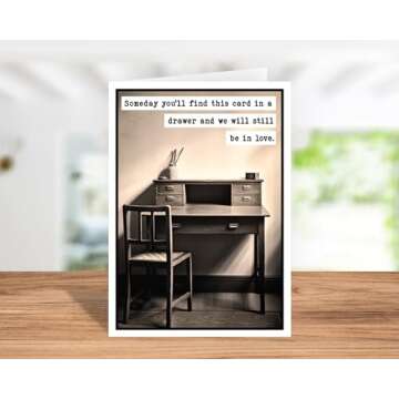 Katie Doodle Handmade Anniversary Card for Couples