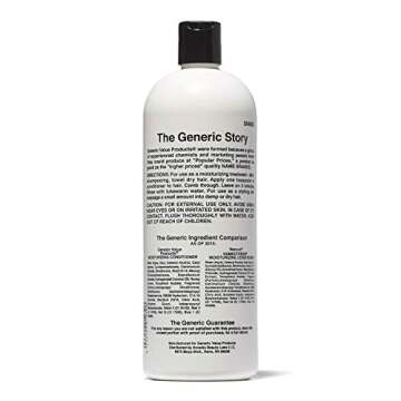 Generic Value Products Moisturizing Conditioner, Protects Against UV Rays, Restores Natural Bounce a...