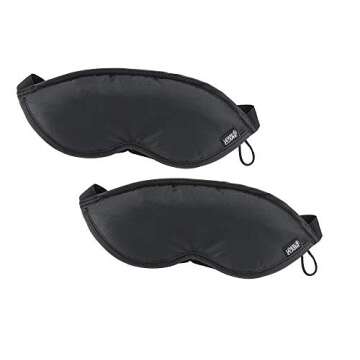 Lewis N. Clark Comfort Eye Mask + Sleep Aid to Block Light for Travel, Airplane, Hotel, Airport, Ins...