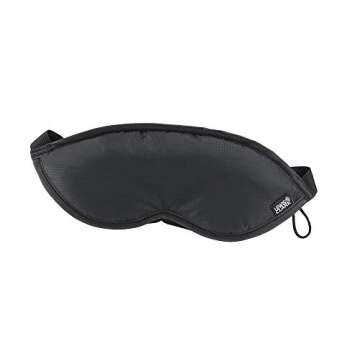 Lewis N. Clark Comfort Eye Mask + Sleep Aid to Block Light for Travel, Airplane, Hotel, Airport, Insomnia + Headache Relief with Adjustable Straps, 2 pack, Black