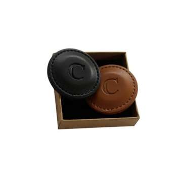 THOM Personalized Golf Marker A-Z, (Set of 2) for Golfers - Magnetic Ball Marker Handmade with 100% ...