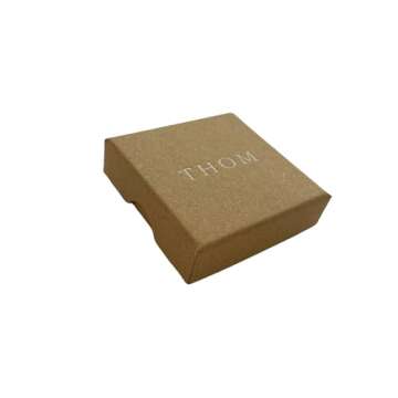 THOM Personalized Golf Marker A-Z, (Set of 2) for Golfers - Magnetic Ball Marker Handmade with 100% Vegan Leather - Fun Golf Stuff for Men - Customized Golf Gifts (C, Black/Brown)