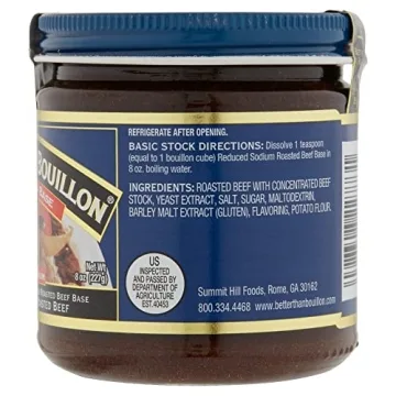 All Natural Reduced Sodium Beef Base for Flavorful Cooking