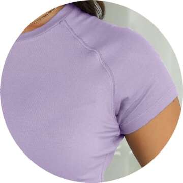 Stylish Abardsion Women's Crewneck Activewear T-Shirt