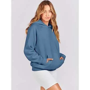 ANRABESS Women’s Cozy Oversized Fleece Hoodie