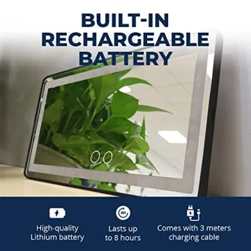 Revolutionary Car Visor Vanity Mirror with LED Lights