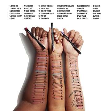 NYX Suede Matte Lip Liner - Pink Lust for Bold Lips