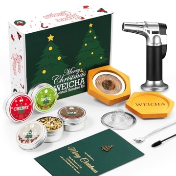 Men's Gifts for Christmas - Whiskey Cocktail Smoker Kit with Torch, Smoked Bourbon Kit, Unique Gift ...