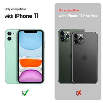 LOHASIC for iPhone 11 Case - Slim Business PU Leather Thin Elegant TPU Bumper