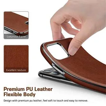 LOHASIC Elegant iPhone 11 PU Leather Case - Slim Protection
