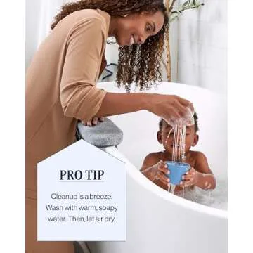 Lalo Stacking Cups - Safe Bath Toy for Kids, Easy Clean