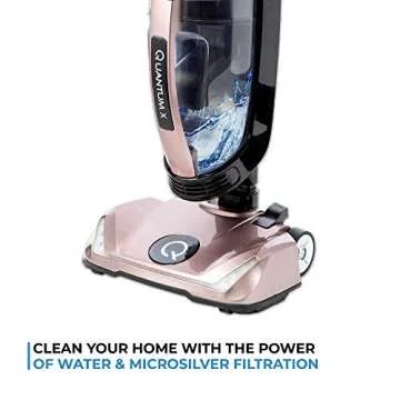 Quantum X Upright Water Filter Vacuum — The Best Bagless Household Vac Cleaner with Water & MicroS...