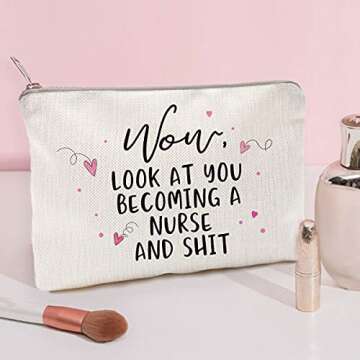 Cute Makeup Bag for Nursing Students - Perfect Gift Idea