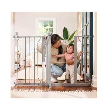 Regalo Easy Step Wide Baby Gate with Extensions and More