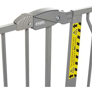 Regalo Easy Step Wide Baby Gate with Extensions and More