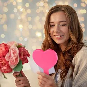 Adorable Heart Shaped Handheld Mirrors for Women