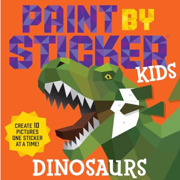 Paint by Sticker Kids Dinosaurs Creative Sticker Fun